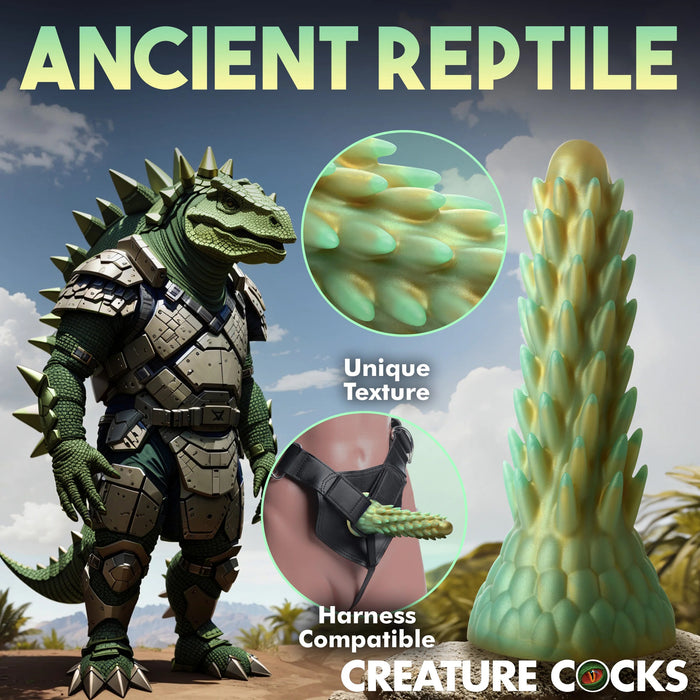 Creature Cocks Stegosaurus Spiky Reptile Silicone Fantasy Dildo