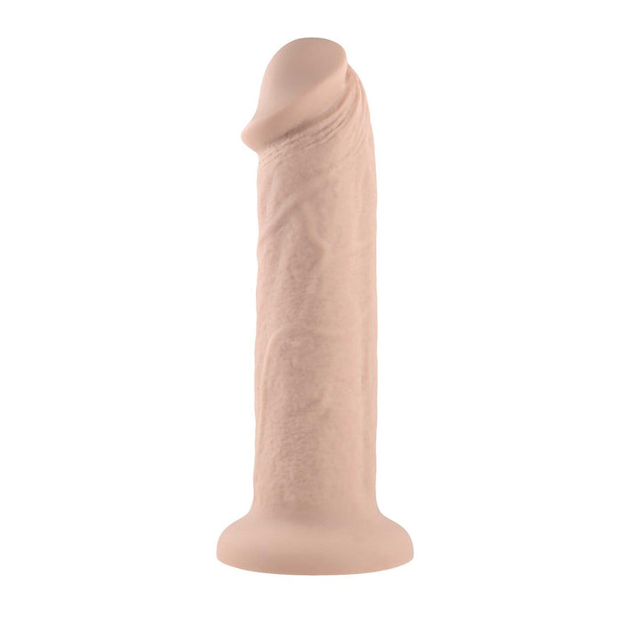 Dildo Evolved 7" Girthy Vibrating Dong Beige