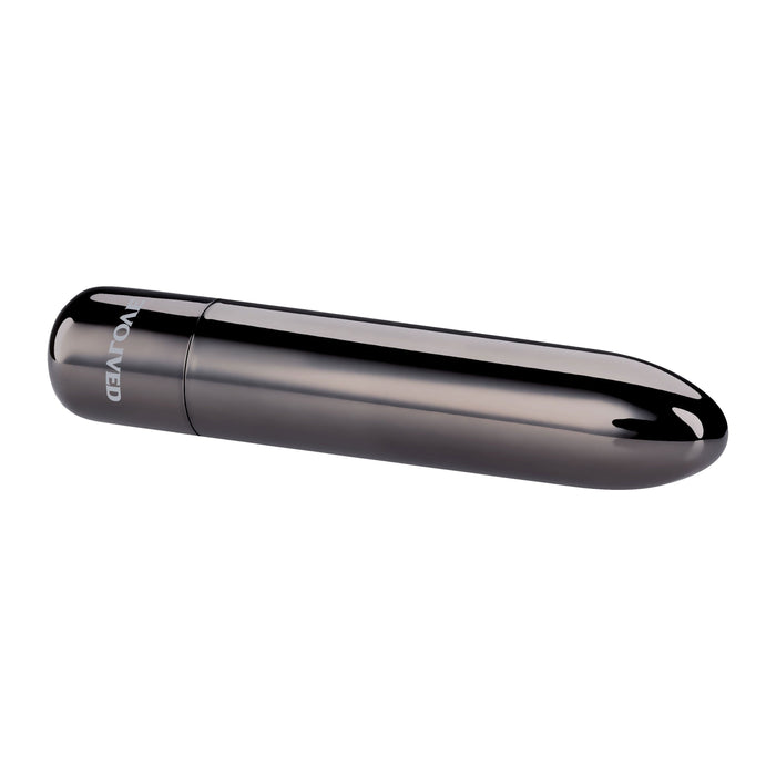 Real Simple Bullet Vibrator Black Chrome