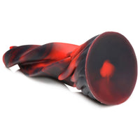 Creature Cocks Hell Kiss Twisted Tongues Silicone Dildo Red