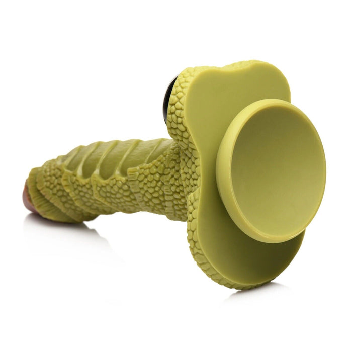 Creature Cocks Swamp Monster Green Scaly Silicone Dildo