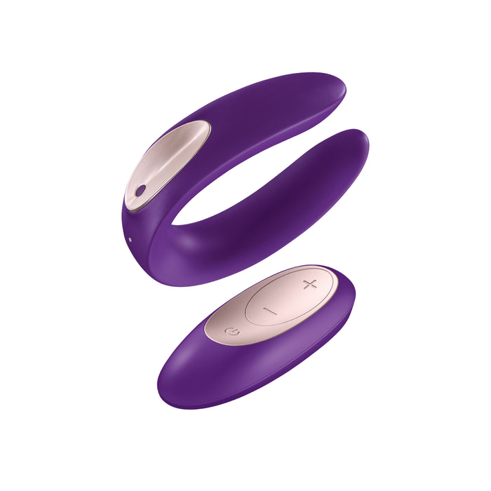 Satisfyer Double Plus Remote Purple