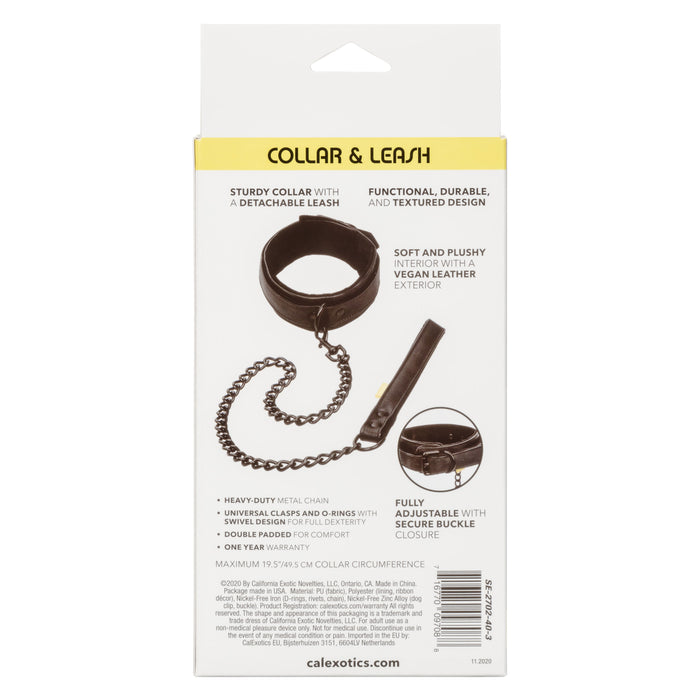 Boundless Collar & Leash Black