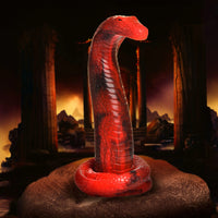 Creature Cocks King Cobra Silicone Fantasy Dildo Red