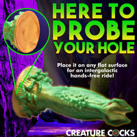 Creature Cocks Nebula Alien Silicone Fantasy Dildo Green