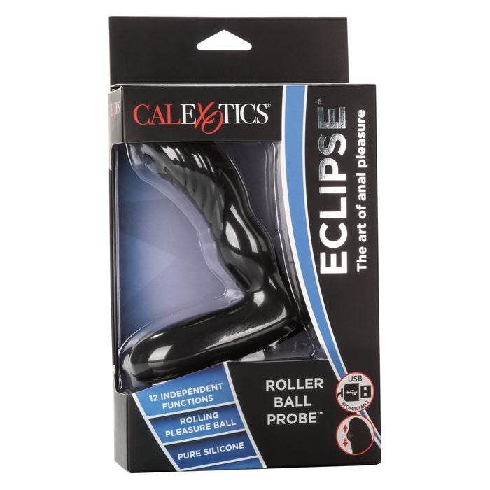 Eclipse Roller Ball Probe Prostate Massager Black