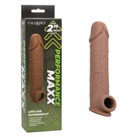 Penis Extension Performance Maxx Life-Like Extension 8" Brown