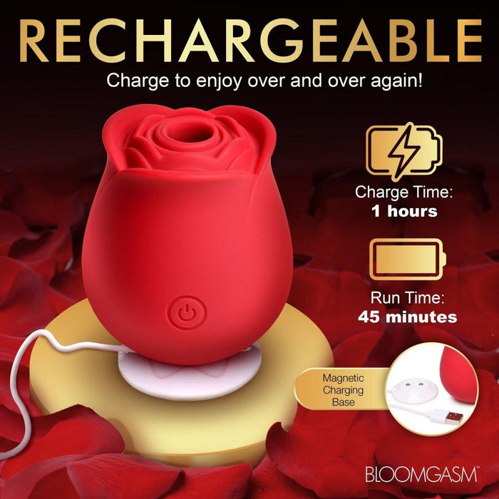 Bloomgasm The Perfect Rose Clitoral Stimulator Red