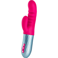 FemmeFunn Essenza Rabbit Vibrator Pink Silicone Thrusting Vibe