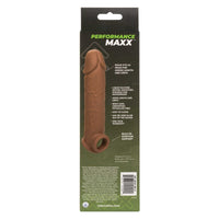 Penis Extension Performance Maxx Life-Like Extension 8" Brown