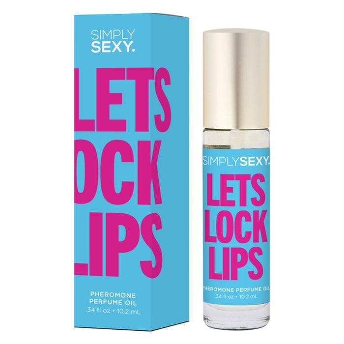 Simply Sexy Pheromone Perfume Oil Roll-On 0.34oz - Let's Lock Lips