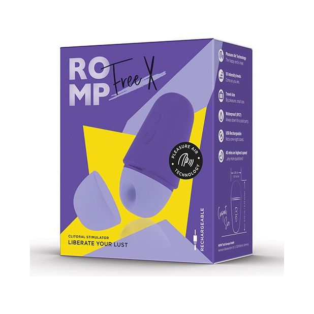 ROMP Free X Clitoral Vibrator - Purple