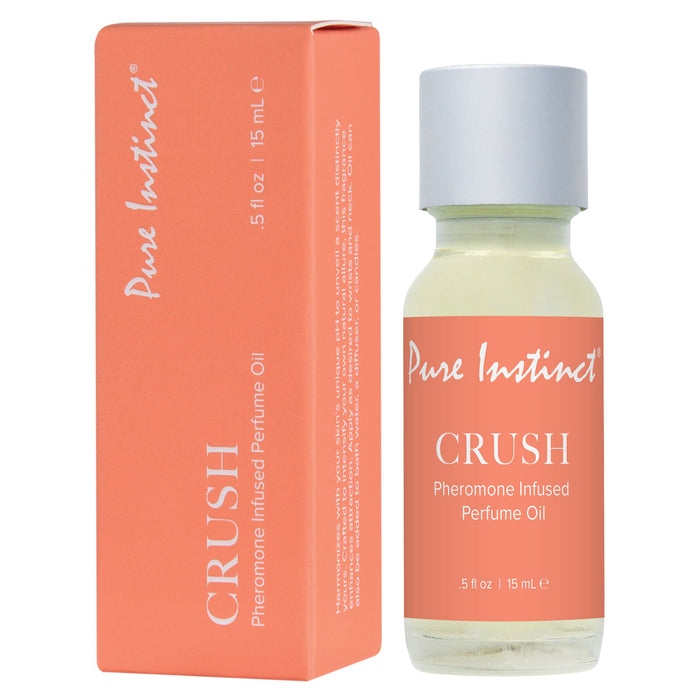 Pure Instinct Pheromone Infused Perfume Oil w Dropper 0.5 oz - Crush