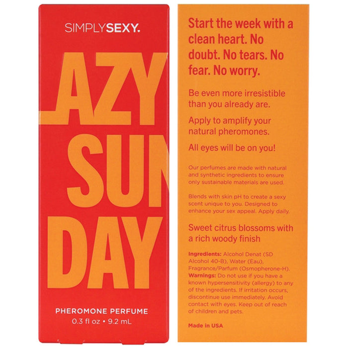 Simply Sexy Pheromone Perfume 3oz - Lazy Sunday