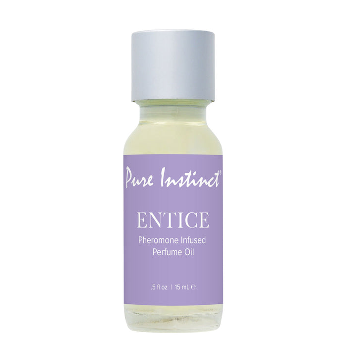 Pure Instinct Pheromone Infused Perfume Oil w Dropper 0.5oz - Entice