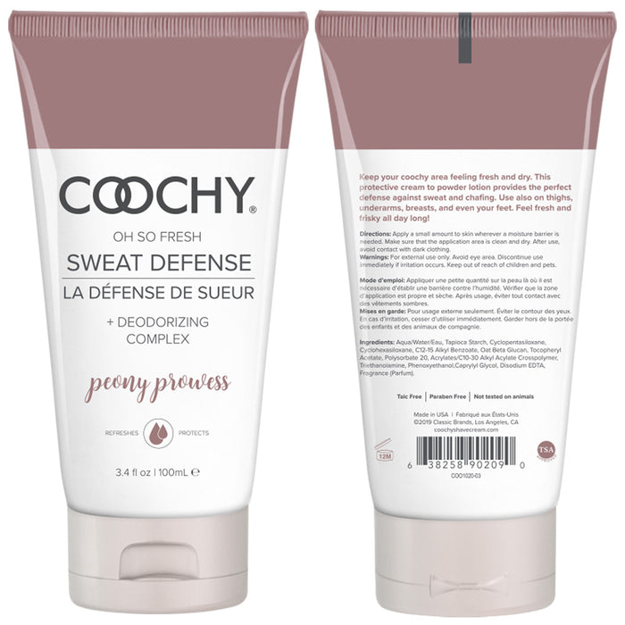 Coochy Oh So Fresh Sweat Defense 3.4oz - Peony Prowess