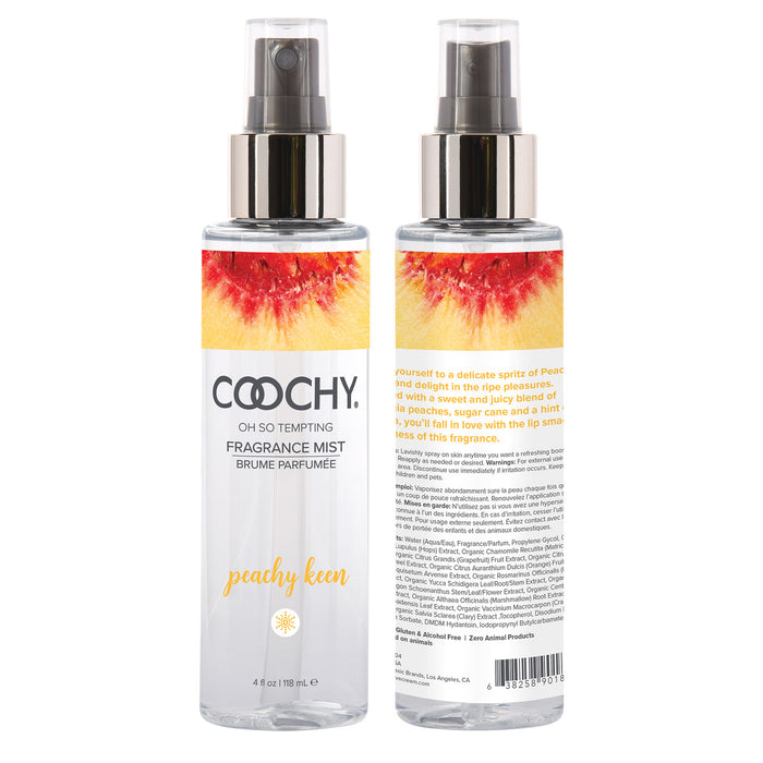 Coochy Oh So Tempting Fragrance Mist 4oz - Peachy Keen