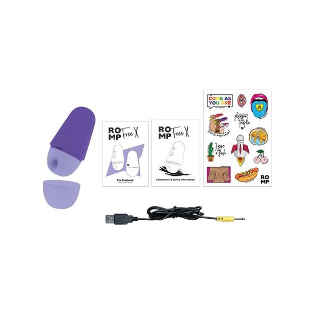 ROMP Free X Clitoral Vibrator - Purple