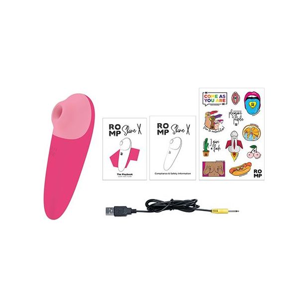 ROMP Shine X Clitoral Vibrator - Pink