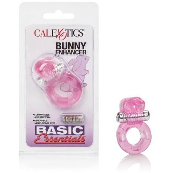 Basic Essentials Bunny Enhancer - Male Vibrating Cock Ring