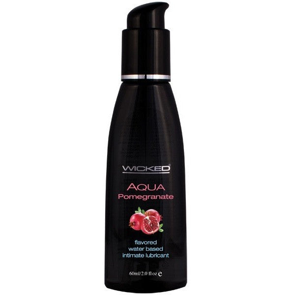 Wicked Aqua Pomegranate 2oz - Flavored Personal Lubricant