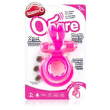 OHare Wearable Rabbit Silicone Vibrating Cock Ring Pink