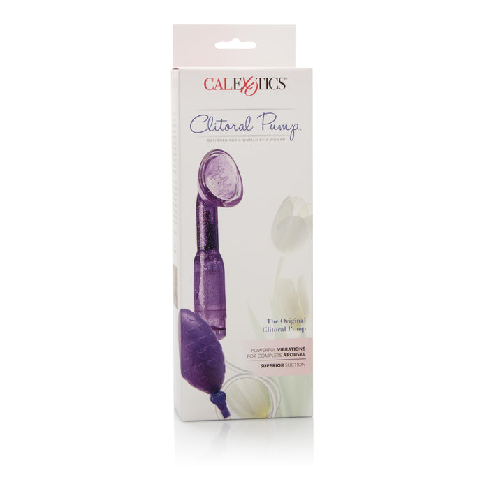 Clitoral Pump Purple - Vibrating Vagina Pump