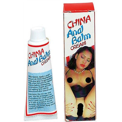 China Anal Balm Cream .5oz - Desensitizing Lube Numbing Lubricant