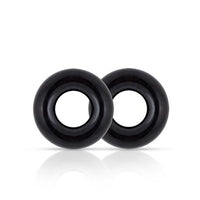 Stay Hard Donut Cock Rings Black - Oversized