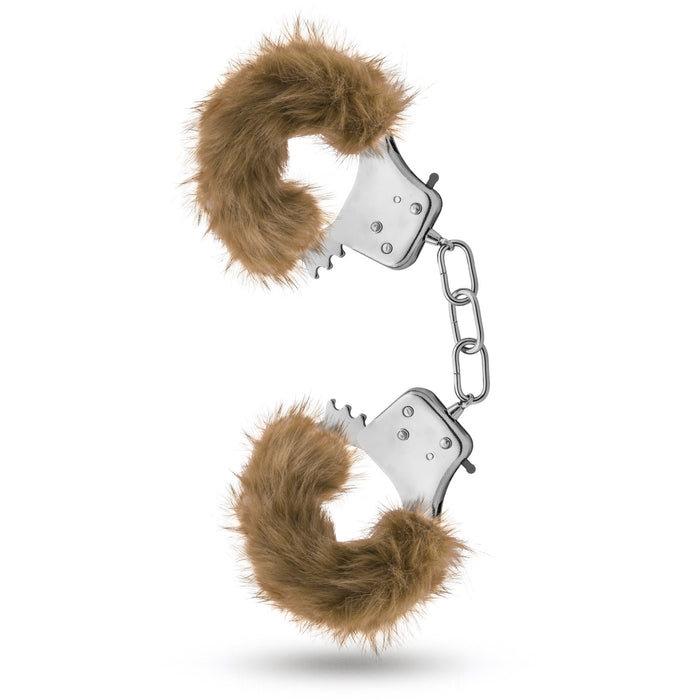 Temptasia Plush Fur Cuffs - Brown