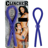 Clincher Cockring Tie Blue - Adjustable