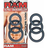 Ram Ultra Cocksweller Black - Male Cock Ring Delay Erection Enhancer