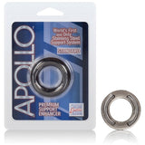 Apollo Premium Cock Ring Grey - With Stainless Steel Support