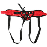 Sportsheets Red Lace Corsette Strap-On Harness w/ O Ring