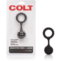 Colt Weighted Cock Ring Black - Large