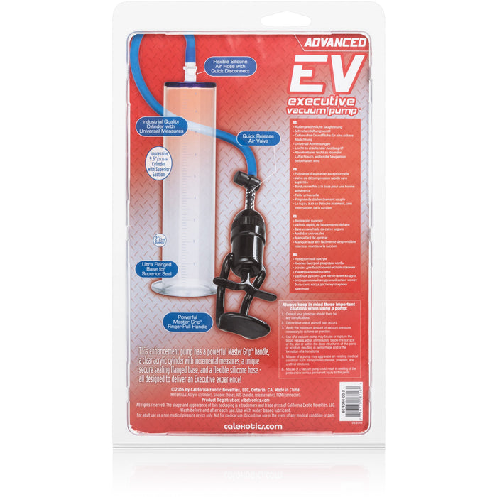 Executive Vacuum Pump Clear - Male Penis Enlarger Erection Enlargement