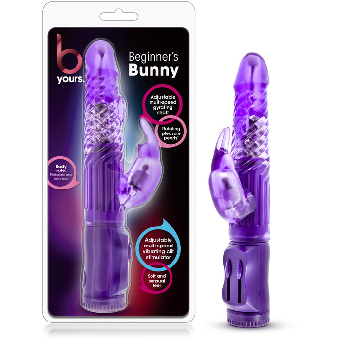 B Yours Beginner's Bunny Purple - Rabbit Vibrator