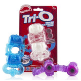 Screaming O The Tri-O Triple Pleasure Cock Ring - Assorted Colors