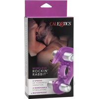 Wireless Rockin Rabbit Purple - Male Vibrating Cock Ring