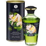 Shunga Aphrodisiac Warming Oil 3.5oz - Exotic Green Tea