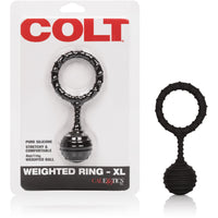 Colt Weighted Cock Ring Black - XL