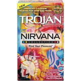 Trojan Nirvana - 10 Pack Assorted Lubricated Latex Condoms