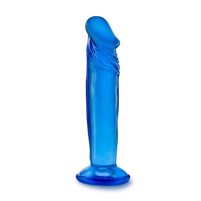 B Yours Sweet n' Small 6" Dildo Dong With Suction Cup - Blue