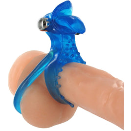 Tongue Vibe Cock and Ball Ring