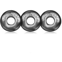 Oxballs Ringer Cock Ring 3 Pack Small Silver