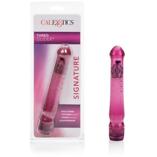 Waterproof Turbo Glider Vibrator - Pink