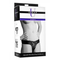 Domina Adjustable Wide Band Strap-on Harness Black