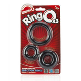 Screaming O RingO Cock Ring Black - 3 Pack