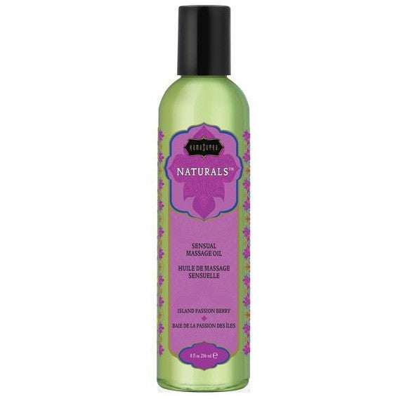 Kama Sutra Naturals Massage Oil 8oz - Island Passion Berry