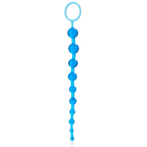 X-10 Anal Beads Blue